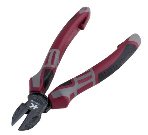 Pince coupante latérale Kraftwerk HIGHTECH 3C 145 mm pour couper les fils souples, mi-durs et durs, ainsi que les câbles jusqu'à Ø 8 mm, 4272-145