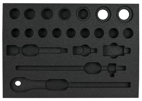 Insert en mousse SW-Stahl, non équipé, insert vide pour Z3000-18, Z3000-INSERT18