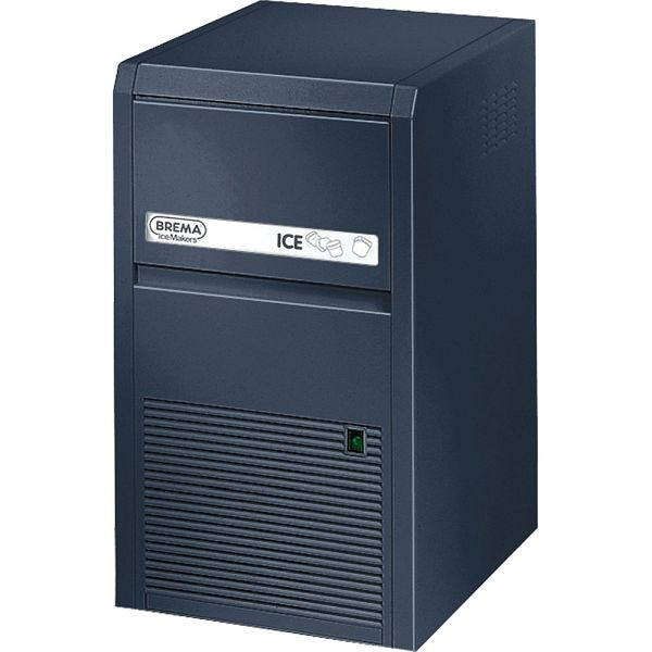 Machine à glaçons refroidie à l'eau Brema, boîtier ABS, 21kg/24h, dimensions 355 x 404 x 590 mm (LxPxH), BE1901021