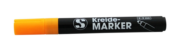 Stylo craie Schneider 5 mm, couleur orange - épaisseur d'écriture : 2-5 mm, 198904