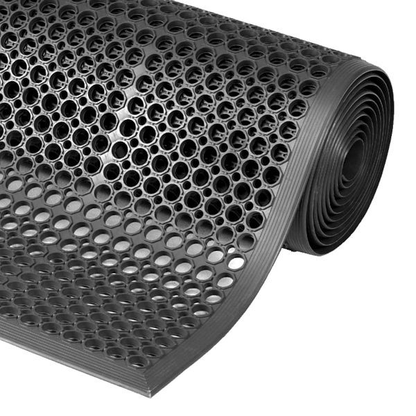 Notrax Sanitop Tapis individuels pour zones humides 562, noir, 91 cm x 152 cm, 562S0035BL