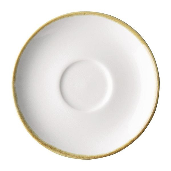 Olympia Kiln Soucoupes Blanc Craie 14cm (Lot de 6), FB989
