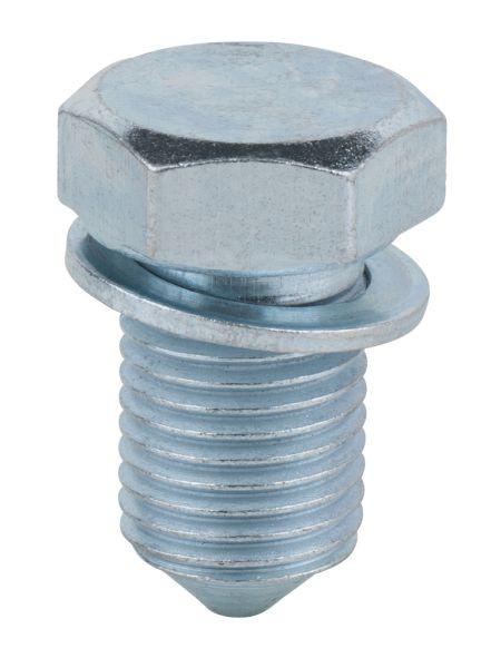 KS Tools Vis de vidange d'huile, six pans extérieurs 19 mm, M14x1,5x17,5 mm, lot de 1, 430.0027