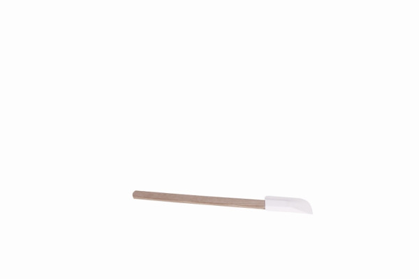 Grattoir à manche Schneider avec manche en bois de hêtre, 27 cm, cuillère en caoutchouc, 200770