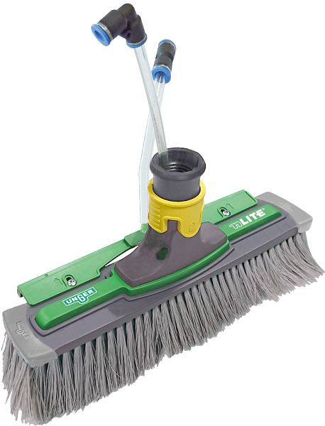 Brosse électrique UNGER nLITE complète, 28cm, poils non fendus (gris), NUK28