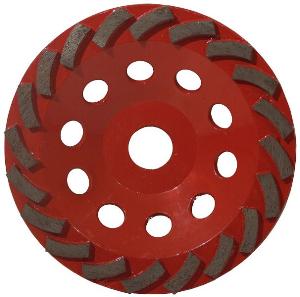 Disque abrasif diamanté ELMAG CupWheel CWC, 100 mm, M14 - 'segmenté' (grain 3), 64090