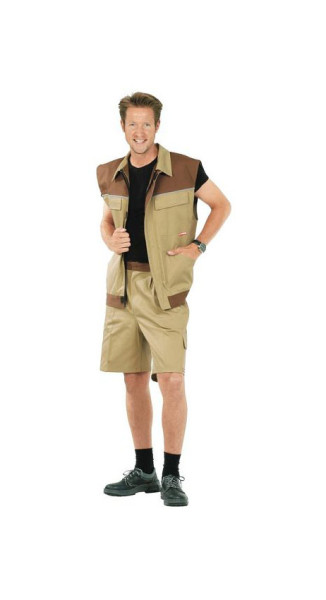 Gilet Planam Highline, kaki/marron/zinc, taille XXXL, 2364064
