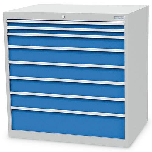 Armoire à tiroirs Bedrunka+Hirth, profondeur 736 mm, R 36-24, nombre de tiroirs : 8, dimensions en mm (LxPxH) : 1005 x 736 x 1019, 100/2141V10