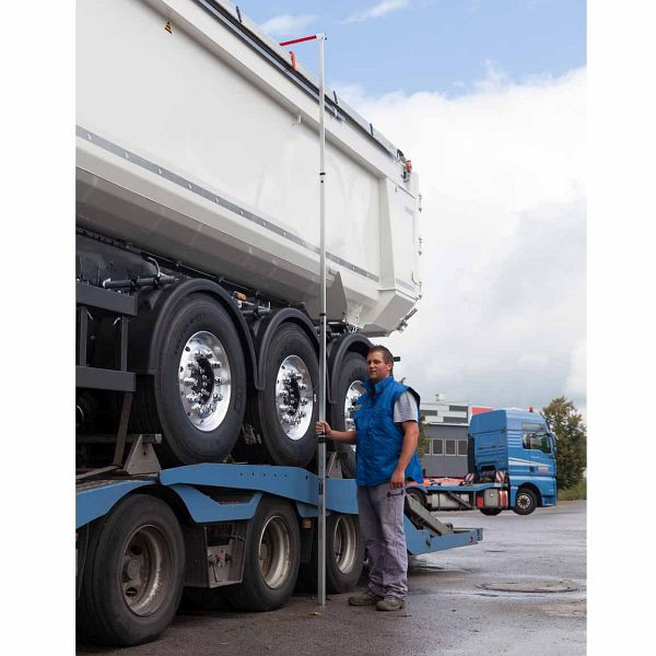 Altimètre de camion NESTLE à tige TELEMAT, 5m, avec sacoche et niveau, 18305001