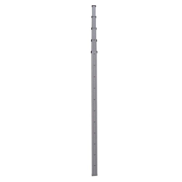 NESTLE bâton de mesure mètre de niveau télescopique 5m, lecture mm avant à partir du pied, 18204000
