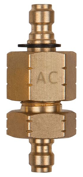 KS Tools pièce d'adaptation double M14x1,25 filetage intérieur et extérieur et raccord de tuyau 1/4", 150.2653