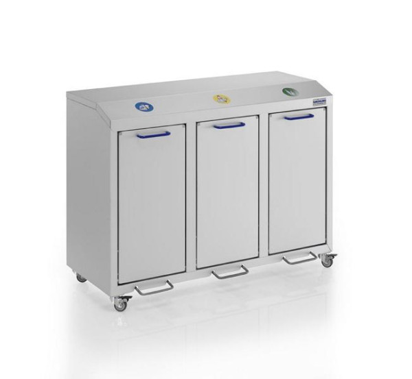Collecteur de matières recyclables Gmöhling anodisé - triple G®-COLLECT X 2001/3, 026200103