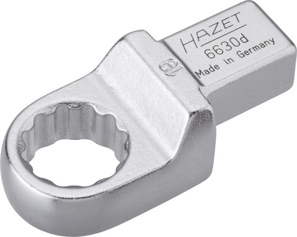 Clé polygonale à insert Hazet, insert carré 14 x 18 mm, profil de traction double hexagonal externe, 19 mm, 6630D-19