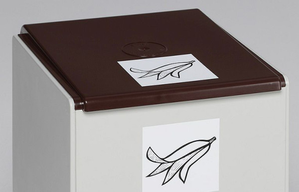 Couvercle VAR pour bidon plastique 60 l, marron, 38105
