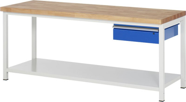 Etabli RAU série 8000 - modèle 8001A6, L2000 x P700 x H840-1040 mm, 03-8001A6-207B4H.11