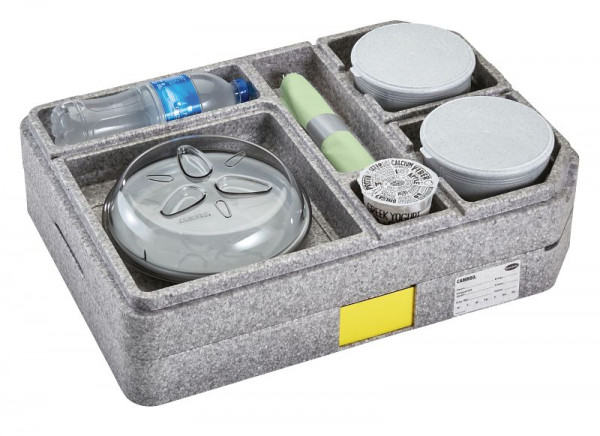 Cambro Cam GoBox Tablotherm, isolé, 1 x plaque ronde, ITENEPP21H107