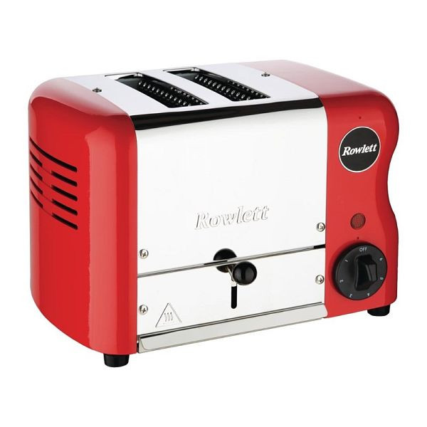 Rowlett Esprit Grille-pain à 2 fentes en rouge avec cage à sandwich, CH180