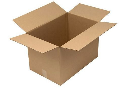 Boîte pliante en carton ondulé TransPak 1 paroi, dimensions intérieures 590 x 390 x 390 mm, qualité 1,30C, paquet : 25 pièces, 299305