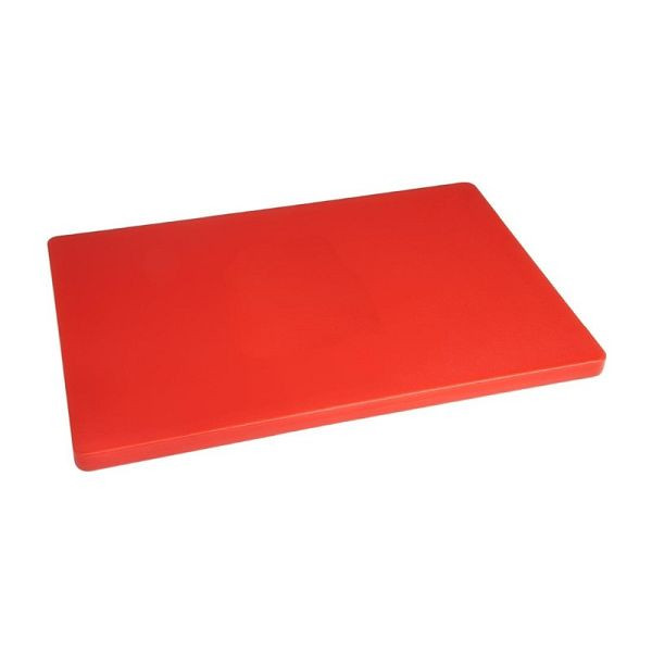 Planche à découper extra épaisse Hygiplas LDPE marron 600x450x20mm, HC874