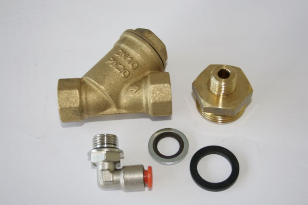 Filtre à impuretés ELMAG complet (n° 42-45) pour sécheur frigorifique MDX pour appareils complets MSM/MSA 5, 5-15 'DF', 9101847