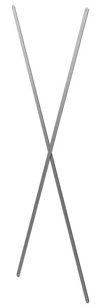 Croix diagonale Bedrunka+Hirth pour stabilisation longitudinale, dimensions en mm (LxPxH) : 728 x 4 x 1870, SRDK