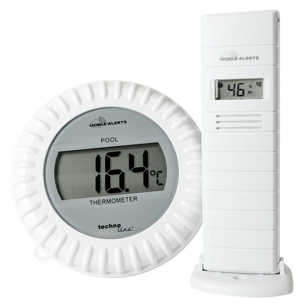 Set Technoline sonde piscine + sonde supplémentaire pour température et humidité extérieure, MA 10700