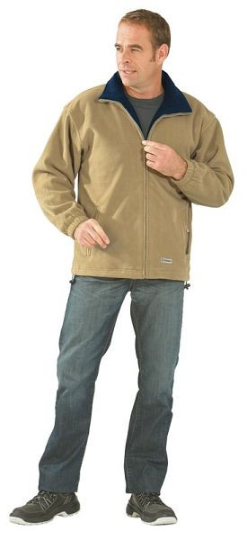 Veste polaire Planam Outdoor Stream, camel/marine, taille XXXL, 0348064