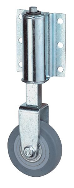 Roulettes fixes pour échelle BS, largeur de roue 18 mm, roue Ø 50 mm, capacité de charge 40 kg, pack : 4 pièces, E30.050