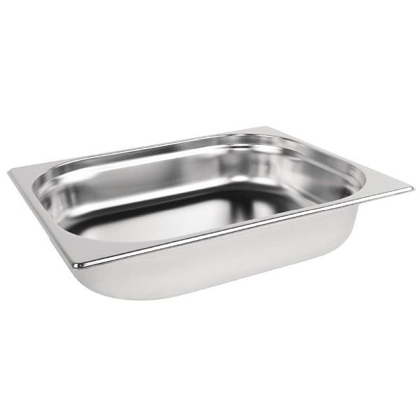 Conteneur Vogue GN en acier inoxydable 6.5cm GN1 / 2, K927