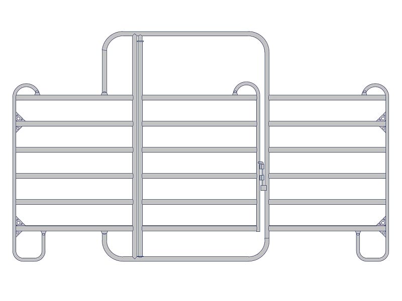 Embout à Pâturage Metalab Western - 5,5" - Inox Et Laiton - Très Bel état