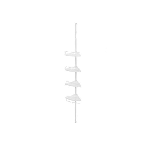 Étagère de douche SONGMICS 85-305 cm blanc, BCB001A
