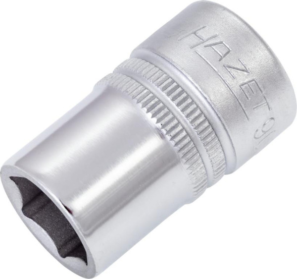 Douille Hazet, hexagonale, carré creux 12,5 mm (1/2"), 14 mm, moleté, 900-14