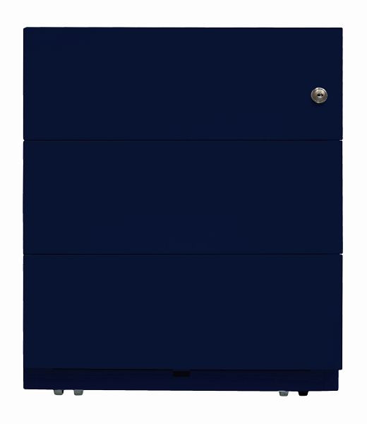 Conteneur roulant Bisley Note™, 3 tiroirs universels, bleu Oxford, NWA59M7SSS639