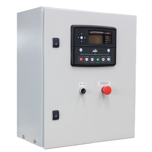 ELMAG ATS Panel DSE 335 jusqu'à 111 kVA = 120-160A, détection automatique de panne de courant, avec commutation automatique de tension en cas de panne de courant, 53631