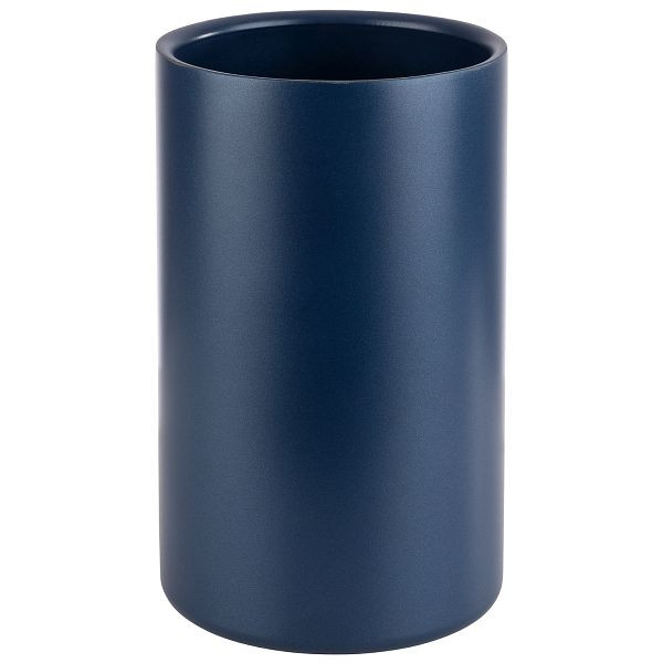 Refroidisseur de bouteilles APS, Ø extérieur 12 x 20 cm, acier inoxydable, couleur : bleu, Ø intérieur 10 cm, double paroi, 36126