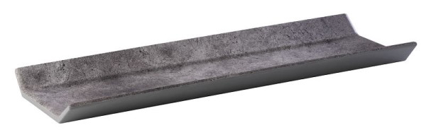 Plateau APS GN 2/4 -ELEMENT-, 53 x 16,2 cm, hauteur : 3,5 cm, mélamine, coloris : aspect béton, 84404