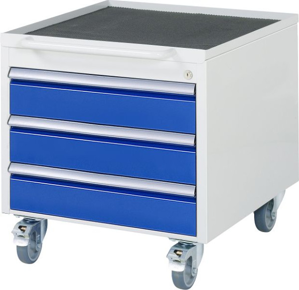 Roll-conteneur RAU série 7000, 3 x tiroirs taille L 3xH120 mm, 580x565x650 mm, 05-2.3A.11