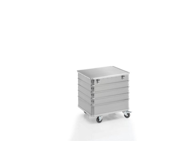 Chariot de transport Gmöhling avec couvercle et parois fermées G®-TRANS D 3008 / 235 B, 223 l, 220300831