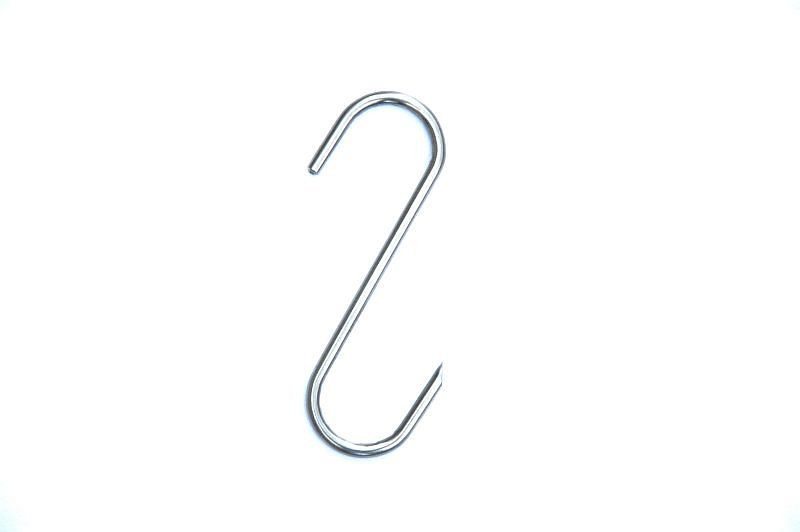 Crochet vengeur Peetz en forme de S, 10 cm, UE: 10 pièces, 93045