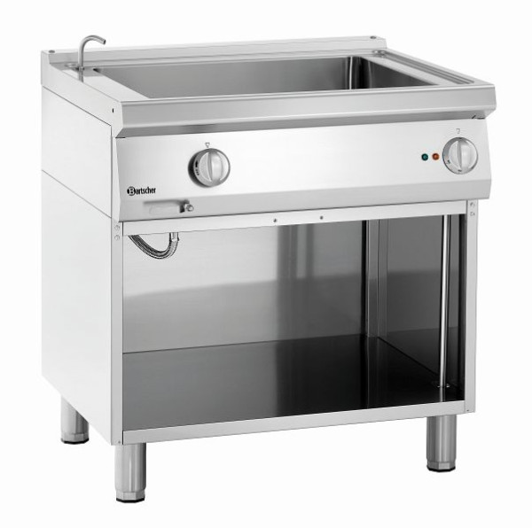 Bartscher Bain Marie 700, B800, structure ouverte, avec robinet d'arrivée d'eau, 286302
