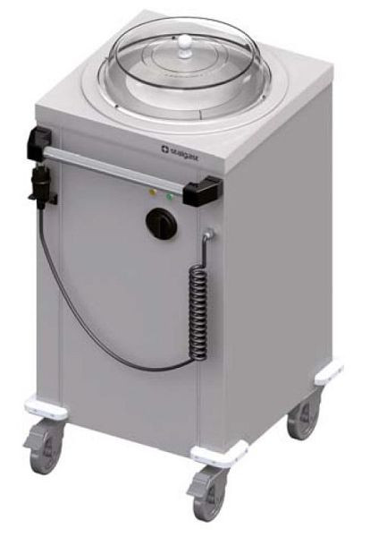 Stalgast Distributeur double assiettes chauffantes, mobile 1000x510x880 mm pour systèmes de service alimentaire, ZS10113
