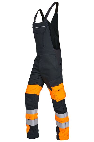 Salopette ROFA 2355, taille 26, couleur 373-anthracite-orange lumineux, 6652355-373-26
