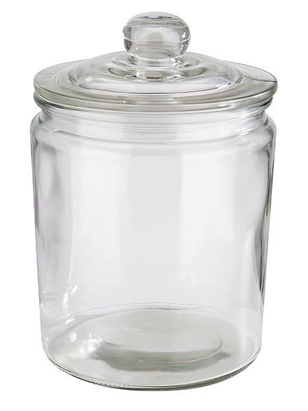 Pot de conservation APS -CLASSIC-, Ø 14 cm, hauteur : 21,5 cm, verre, polyéthylène, 2 litres, avec couvercle en verre, 82251