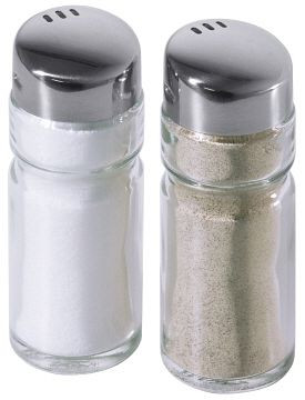 Salière/poivrière Contacto 9 cm pour burette 1411/002, paquet de 12, 1411/902