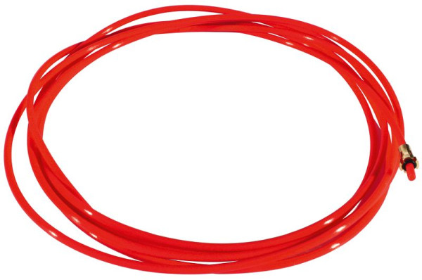 ELMAG Noyau PTFE 3 m pour fil à souder aluminium, acier inoxydable et Mig Ø 0,6 -1,2 mm, avec spirale de guidage, embout de retenue et joint torique, 54395