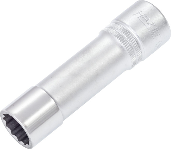 Douille Hazet, Bi-Hex, carré creux 12,5 mm (1/2 pouce), 15 mm, type long avec moletage, 900TZ-15