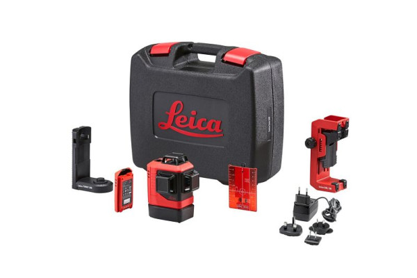 Leica Lino L6R-1 laser à lignes 3x360° auto-nivelant rouge, batterie Li-ion, 912969