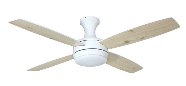 Ventilateur de plafond AireRyder Saturn blanc 132 cm avec éclairage et télécommande, FN72217