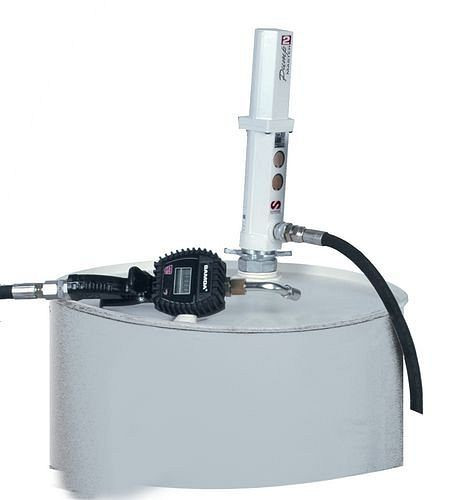 Pompe à air comprimé DENIOS DP3 F, pour fûts, débit 12 litres/minute, 128-307