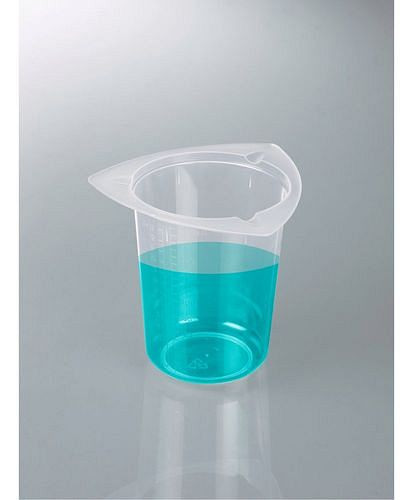 Gobelet doseur universel DENIOS en PP, avec bec verseur, 400 ml, UE : 24 pièces, 281-786